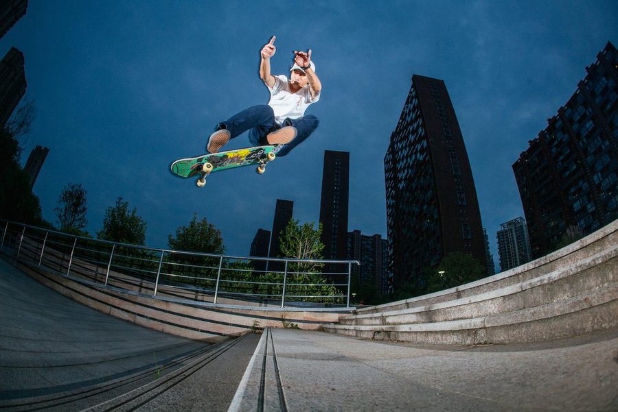 中国哪所城市有滑板场图片